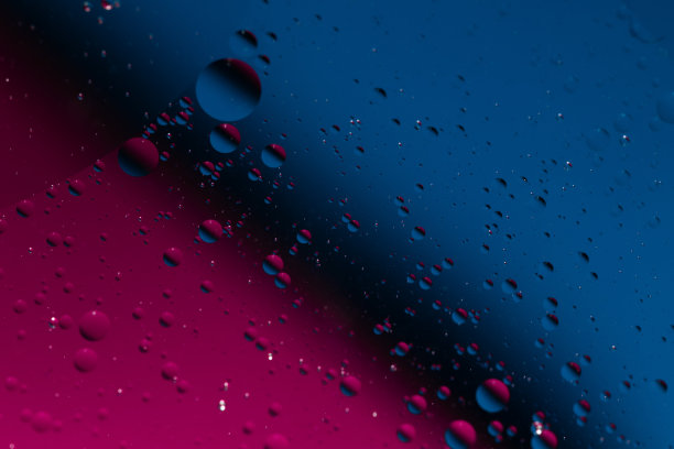 水和油的微距摄影图片下载