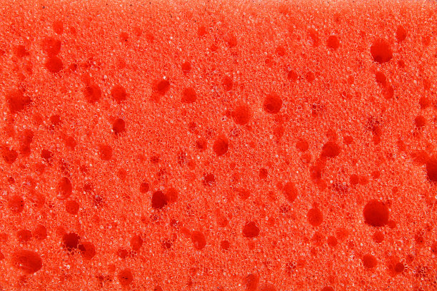 抽象的纹理，明亮的颜色海绵洗碗。图片下载