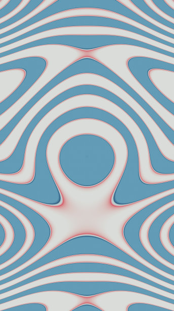 催眠的迷幻插图。蓝色圆圈背景图片下载