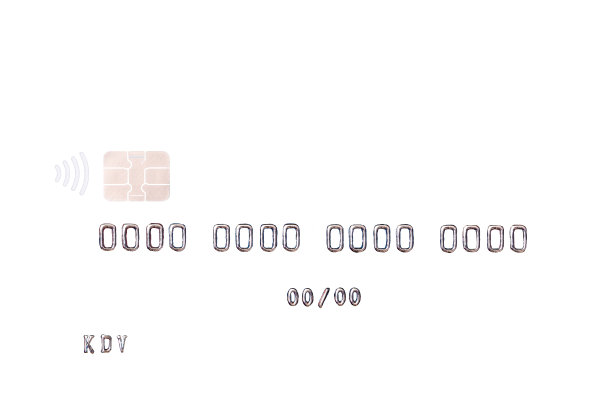 信用卡白色模型图片下载