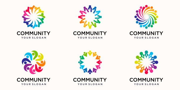 摘要人物标志设计模板图片下载