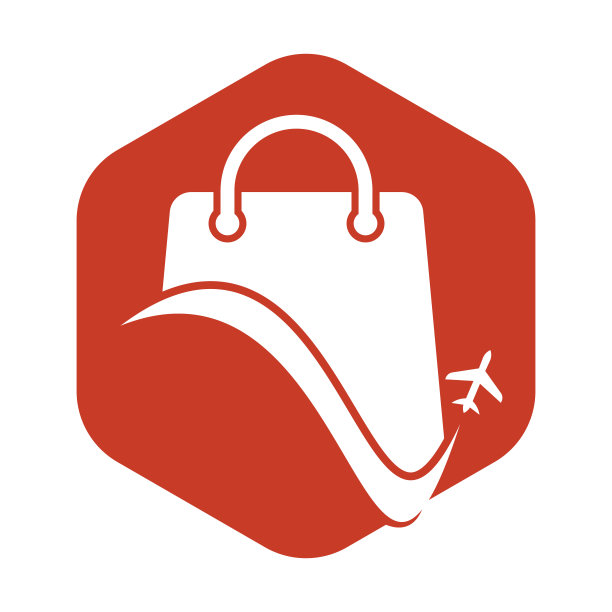 旅行店标志矢量模板。图片下载