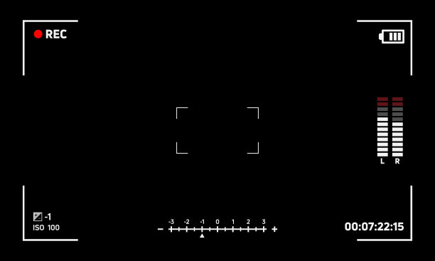 相机记录屏幕取景器背景卡图片下载