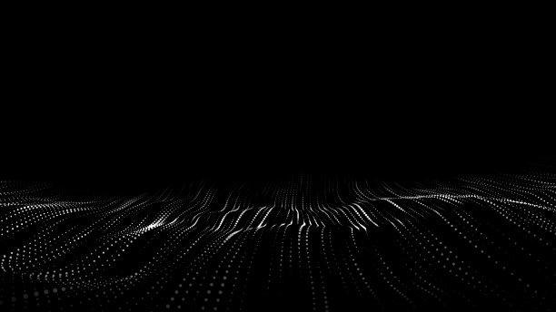 带运动点的矢量波。抽象的数字背景。概念连接大数据。未来科技背景。图片下载