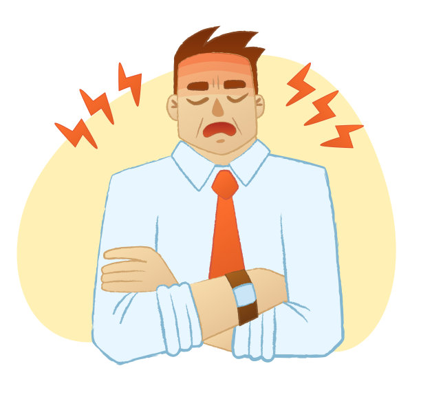 愤怒男子矢量插画，愤怒情绪人物卡通图标，男性角色强调面部表情，商务人士平面设计孤立在白色背景上图片下载