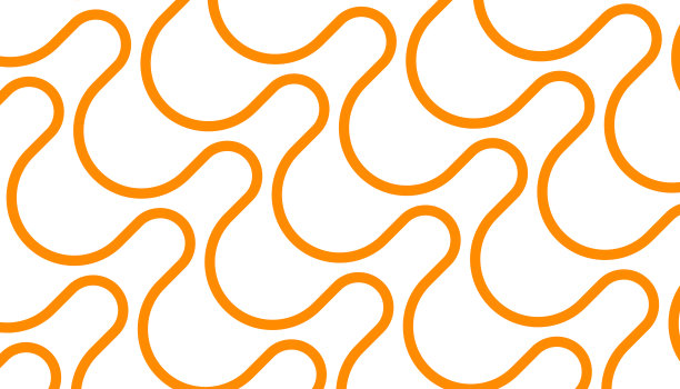 意大利面黄色抽象横幅与波浪线图片下载