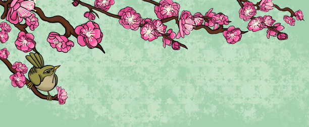 林莺与梅花图片下载