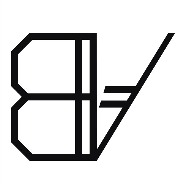 BV或VB字母。独特的有吸引力的创意现代初始BV VB BV初始基于字母图标图片下载