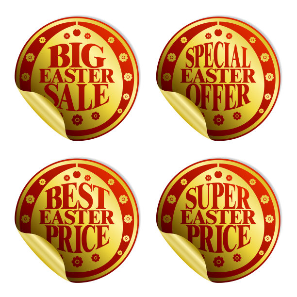复活节贴纸拍卖集黄金图片下载