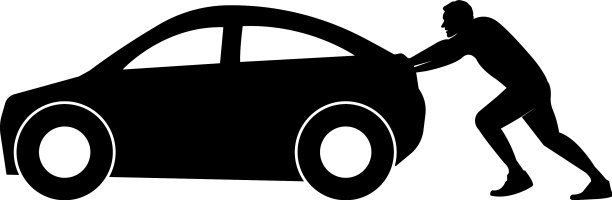 汽车图标损坏或推动汽车图片下载