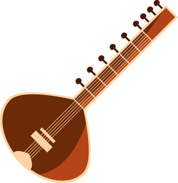 西塔尔乐器图片下载