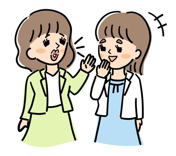 两个女人在谈话图片下载