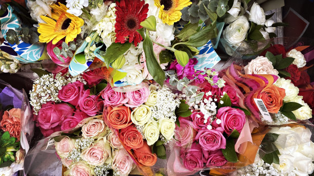 街角商店的花图片下载