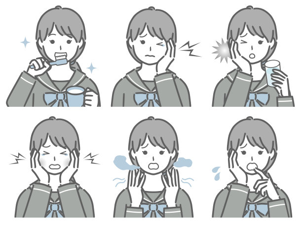 一个口腔畸形的女学生图片下载