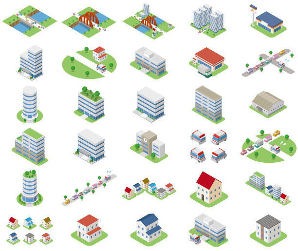 等距城镇集图片下载