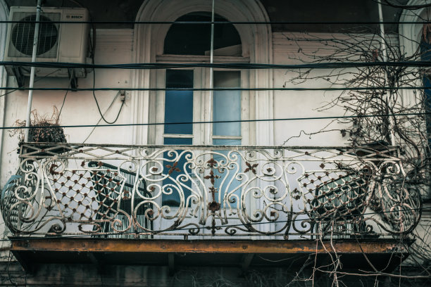 老式复古风格阳台图片下载