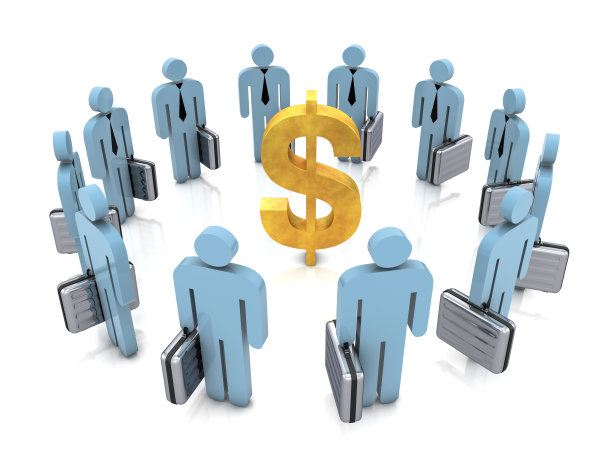 商务会议与美元符号图片下载