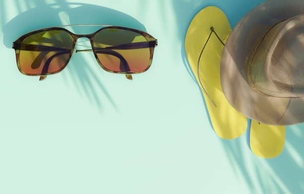 夏季海滩旅行模拟图片下载