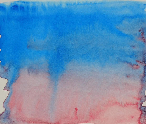 抽象的背景和纹理由手工绘制蓝色与红色与紫色和粉红色液体滴颜色图片下载