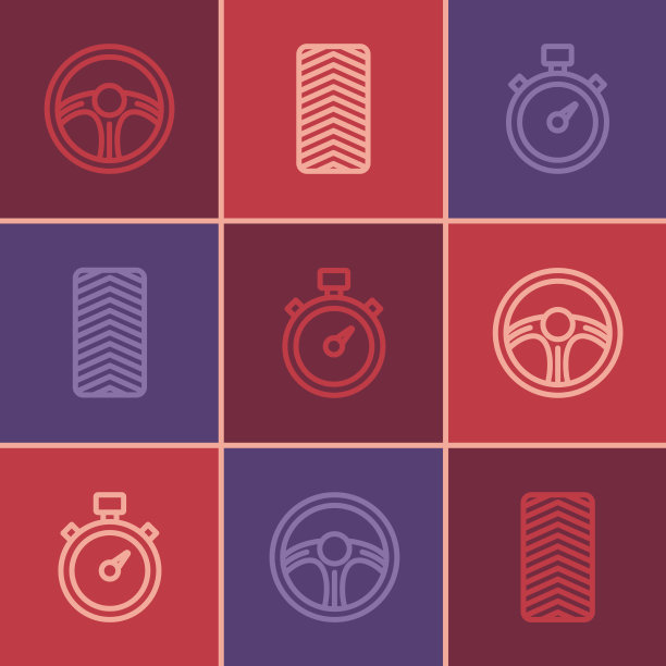 设置直线赛车方向盘秒表和赛车图片下载