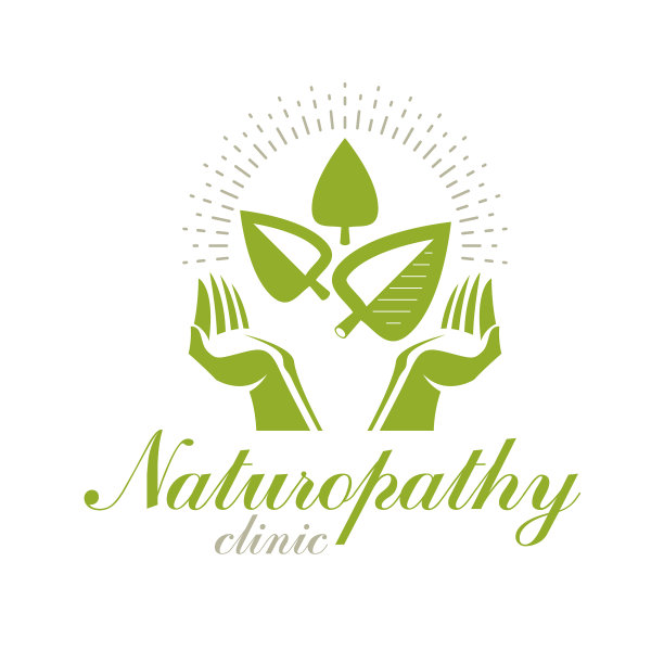 关怀的手牵着健康的绿叶图片下载