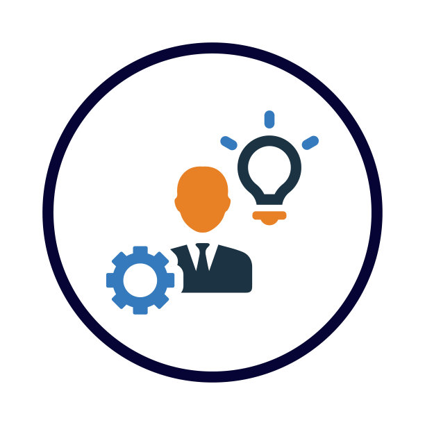 人，齿轮，创意，灯泡，人，灯泡，创意管理图标图片下载