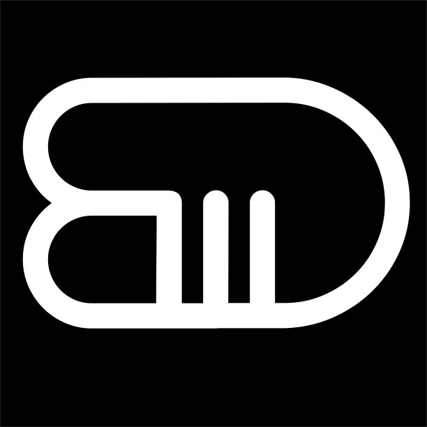 字母BD或DB模板图标符号图片下载