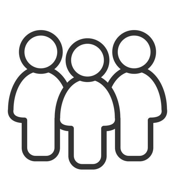 组织图标矢量符号图形插图，商务人士图片下载