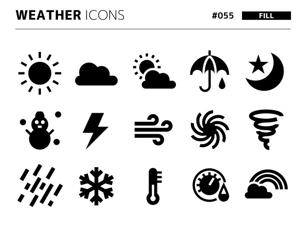 与weather_055相关的填充样式图标集图片下载