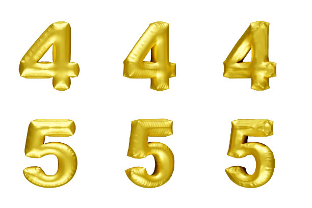 气球编号，3D渲染图片下载