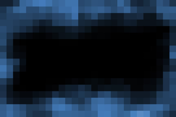 带有复制空间的抽象像素方形框架图片下载