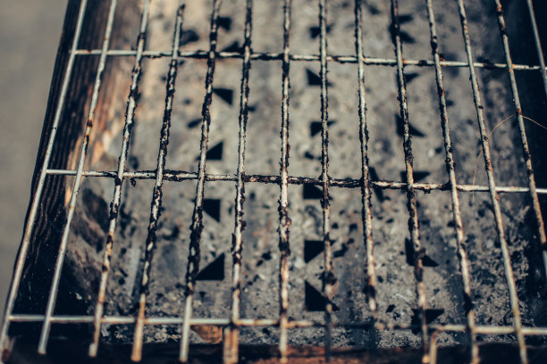 脏黑烤架图片下载