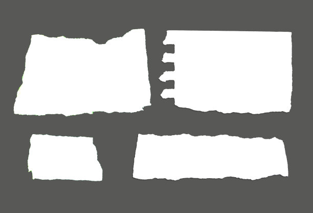 撕破的白纸图片下载