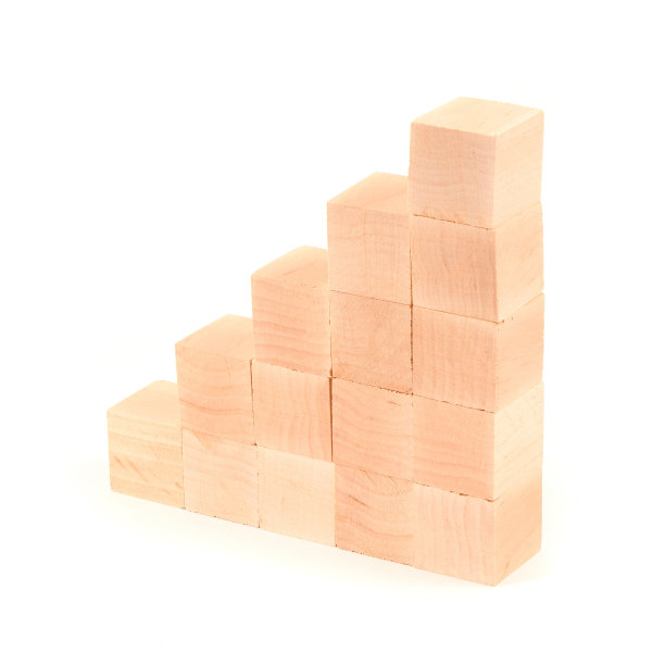 木雕几何立方体图片下载