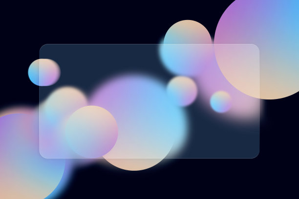 抽象霓虹灯渐变覆盖图像平滑与复制空间图片下载