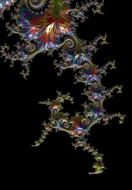 龙的分形混合图片下载