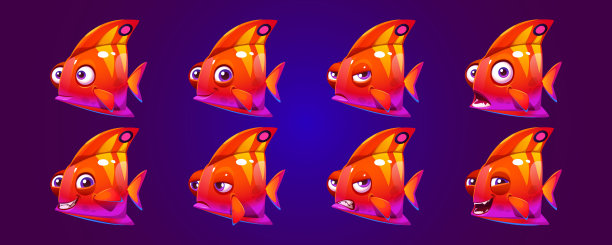 可爱的水族鱼，珊瑚蝴蝶鱼图片下载