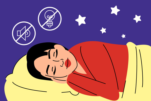 一个女人睡在黑暗安静的房间里图片下载