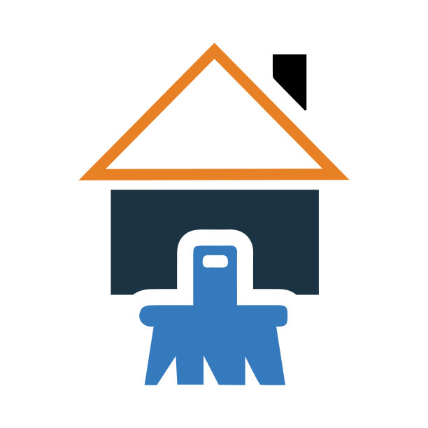 房子，家，画，刷，卷刷，画刷，房子画图标图片下载