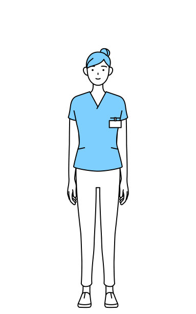 女护士，物理治疗师，职业治疗师，语言治疗师，护士助理，穿着制服，面带微笑图片下载