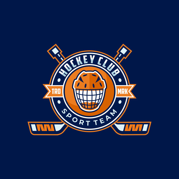 冰球运动矢量图形模板。图片下载