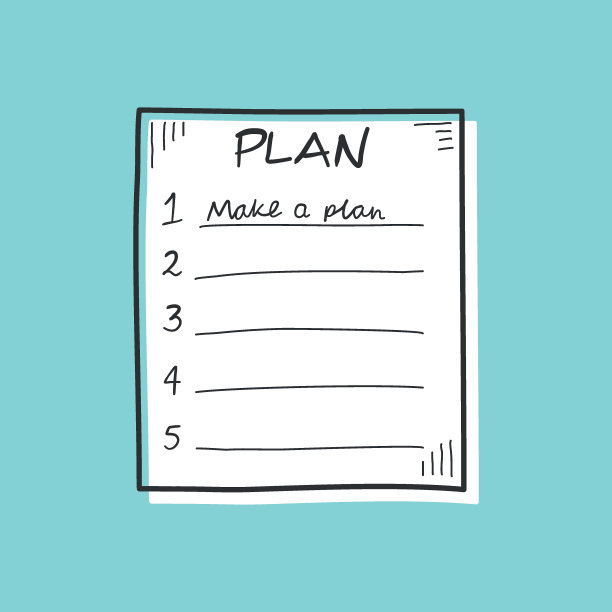 手绘备忘录纸图标在平面风格。便利贴矢量插图在孤立的背景。要做清单招牌的经营理念。图片下载