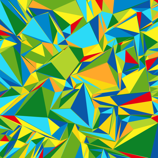 抽象的背景与彩色三角形的杂志，小册子或移动锁定屏幕图片下载