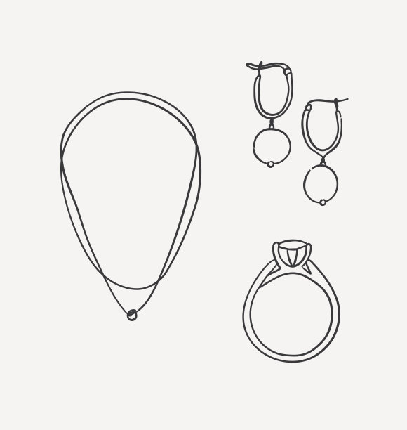 女性日常使用的珠宝饰品图片下载