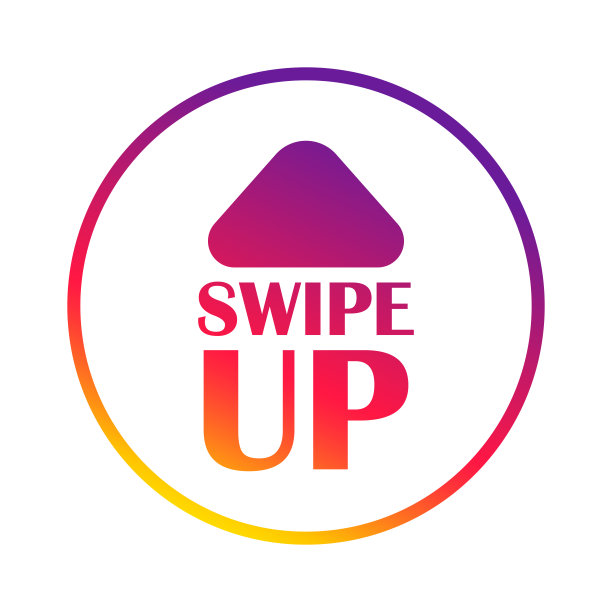 向上滑动，社交媒体的一组按钮。箭头，按钮和网络图标的广告和营销在社交媒体应用程序。滚动或向上滑动。矢量插图。图片下载