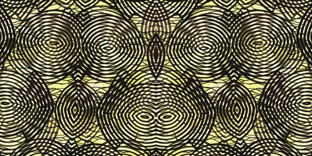 彩色非洲面料，无缝和纹理图案，米色，黄色，棕色和黑色，几何设计，高清图像(高清格式)图片下载