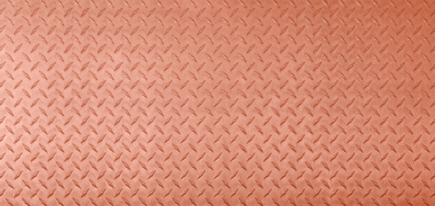 铜纹理板与钻石印刷。金属片，青铜背景。图片下载