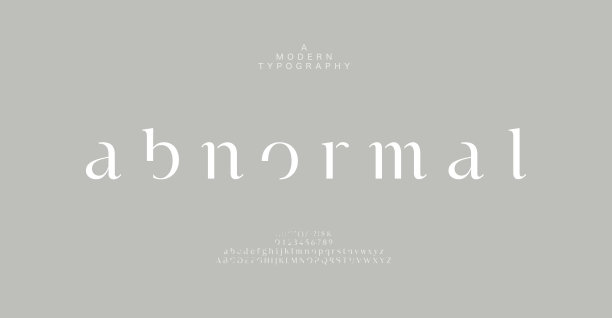 创意现代标志字母字体。抽象排版城市体育，科技，时尚，数字，未来的创意标志字体。矢量图图片下载