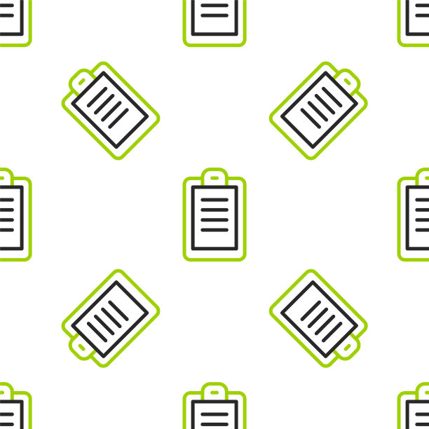 线警察报告图标隔离无缝模式上的白色背景。向量图片下载