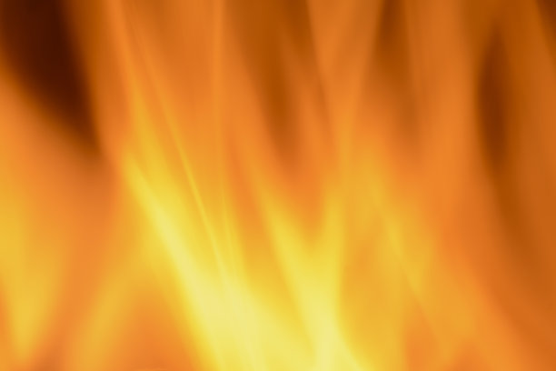 地狱幻觉:一个迷人的模糊背景的炽热的火焰图片下载
